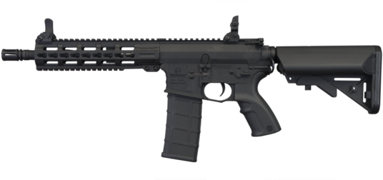 Modern Tactical Rifle Isolated PNG Image