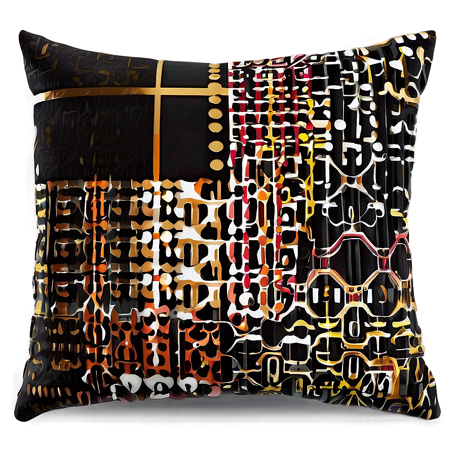 Modern Throw Pillow Illustration Png 06282024 PNG Image