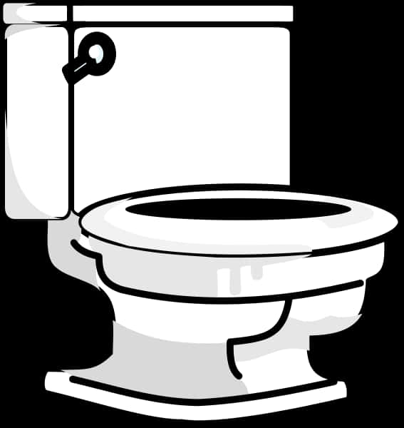 Modern Toilet Vector Illustration PNG Image