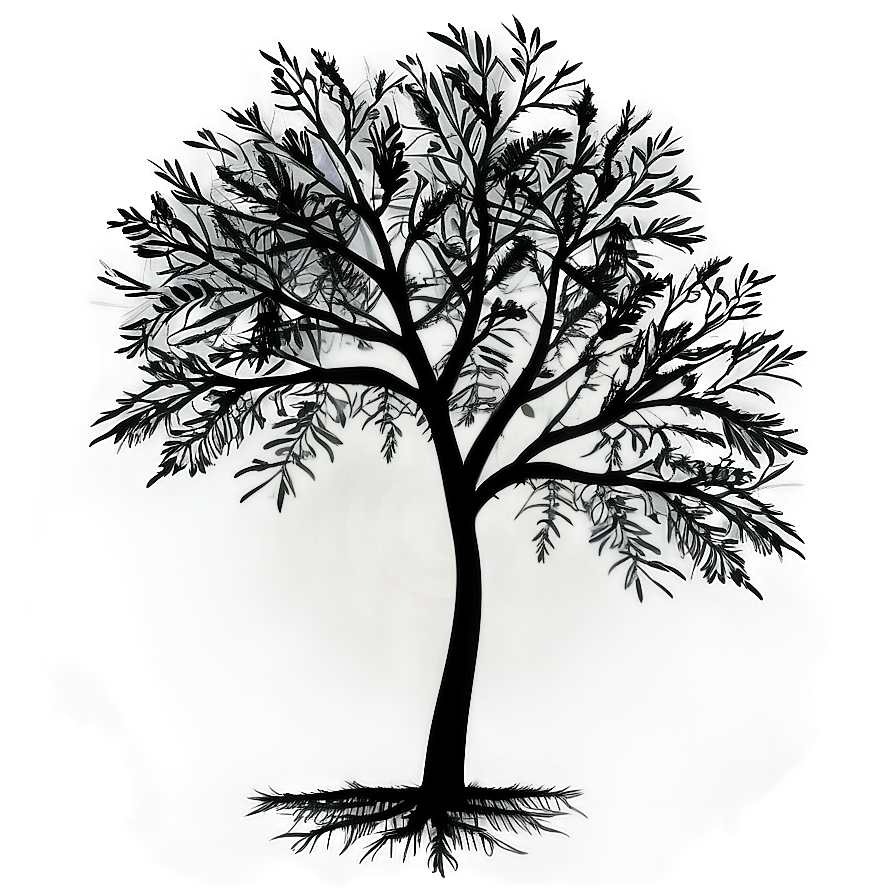 Modern Tree Silhouette Png Usj20 PNG Image