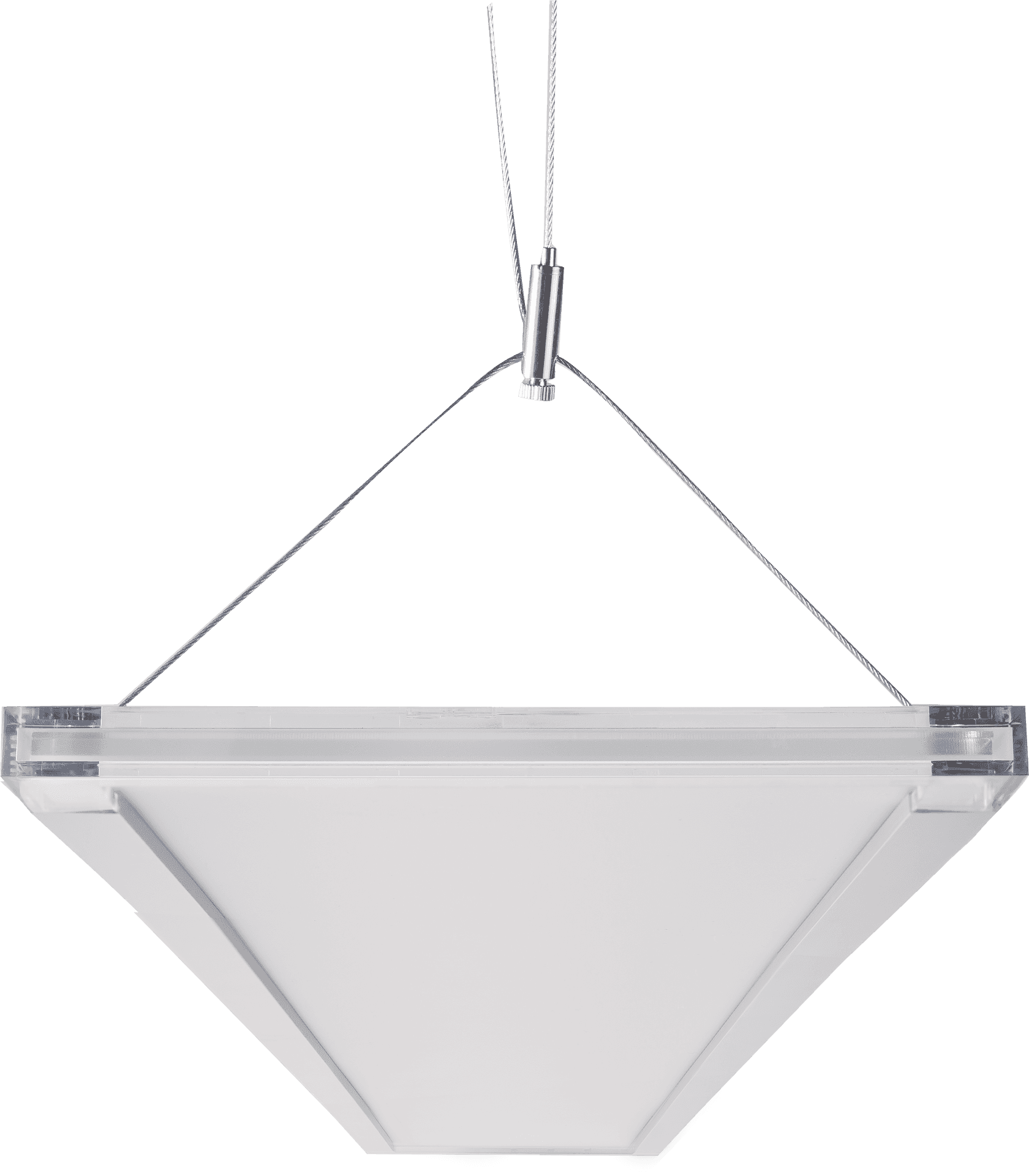 Modern Triangle Pendant Light PNG Image