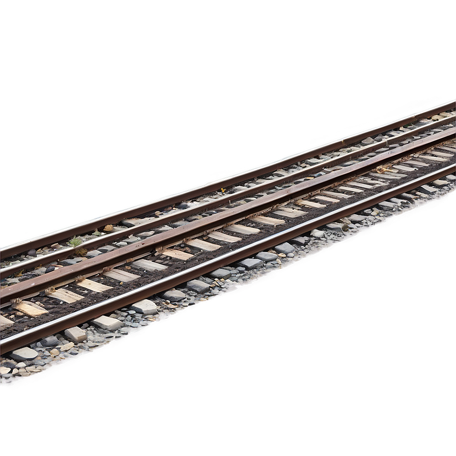 Modern Urban Railroad Tracks Png 06122024 PNG Image