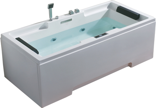 Modern Whirlpool Bathtub PNG Image