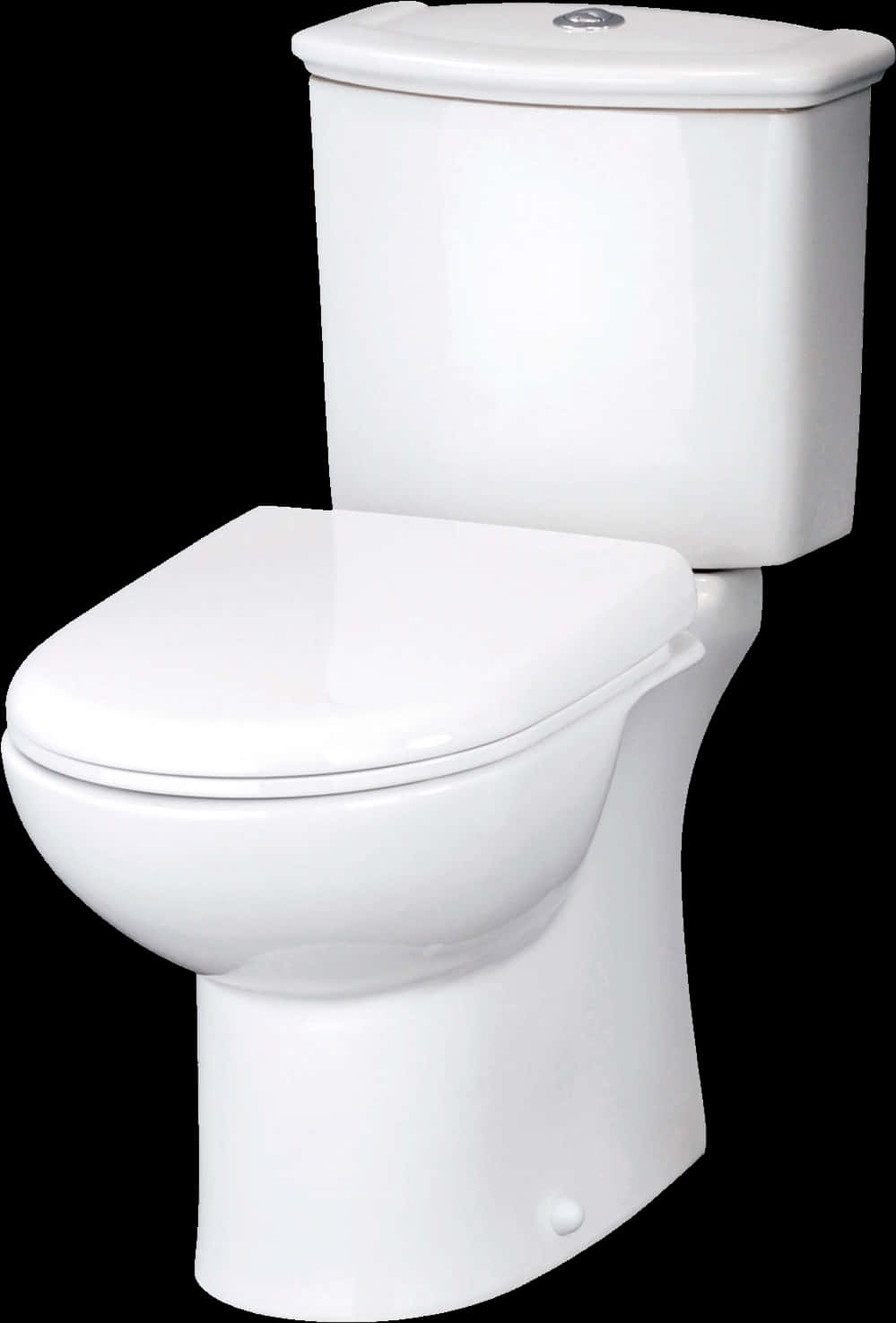 Modern White Ceramic Toilet PNG Image