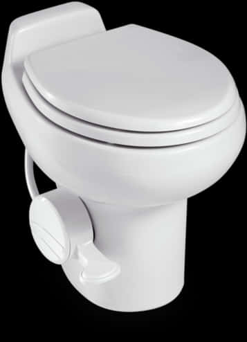 Modern White Ceramic Toilet PNG Image