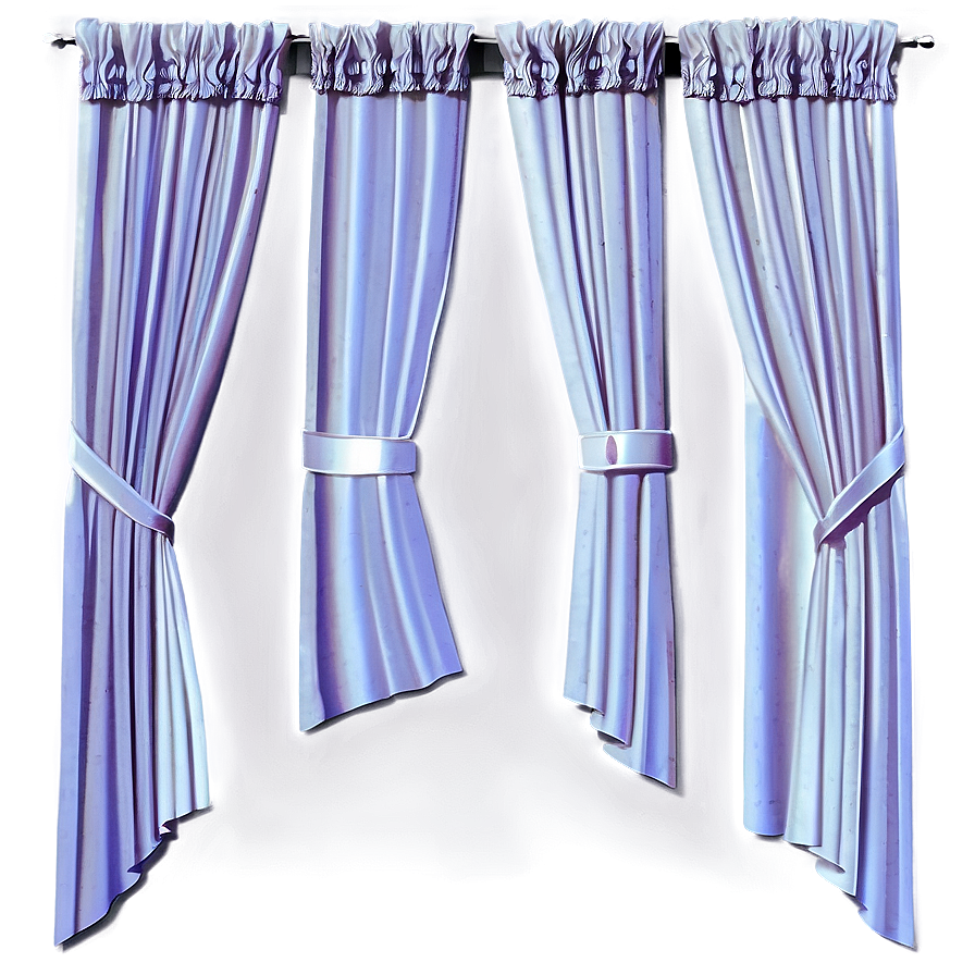 Modern White Curtains Png Siq PNG Image