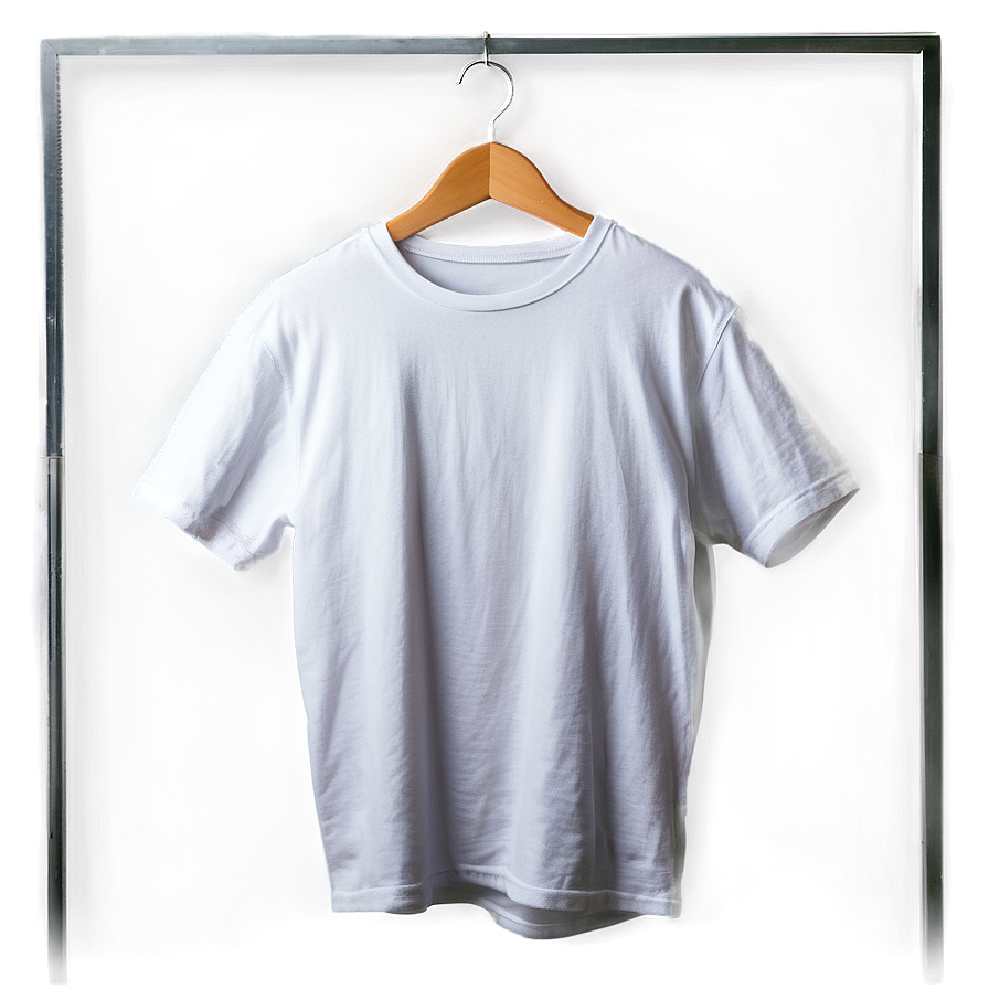 Modern White T-shirt Png 05252024 PNG Image