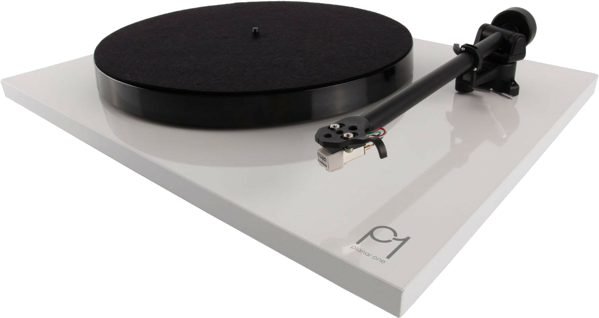 Modern White Turntable PNG Image