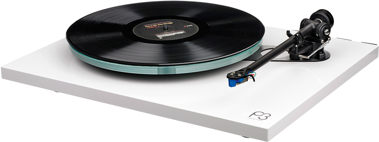 Modern White Turntable PNG Image