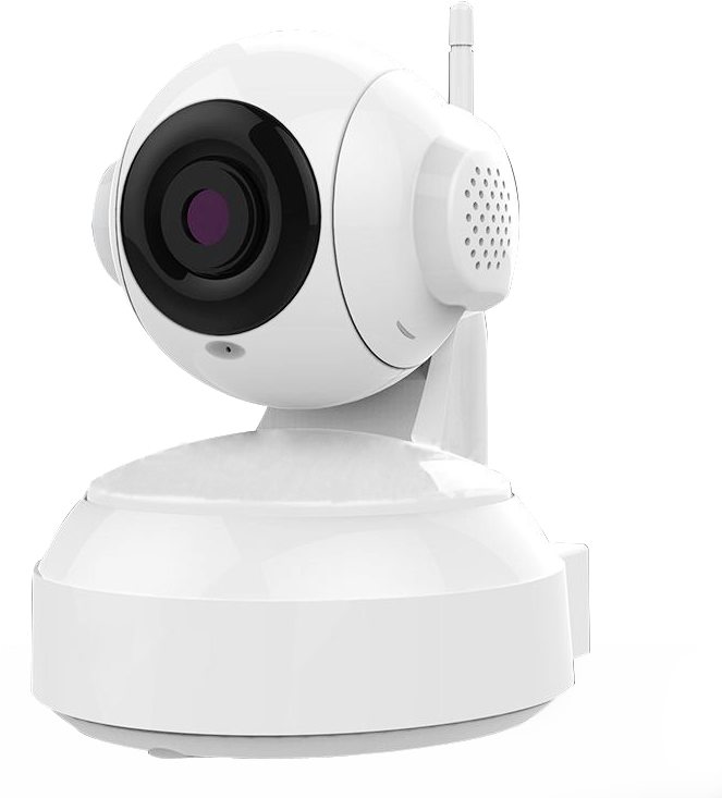 Modern Wireless Security Camera PNG Image