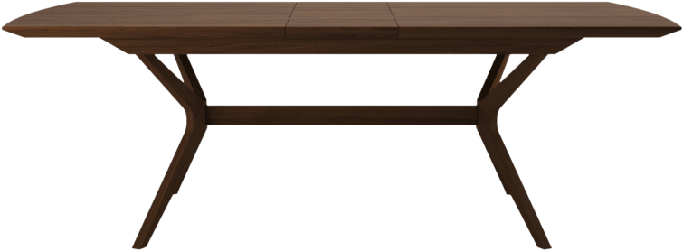 Modern Wooden Dining Table PNG Image