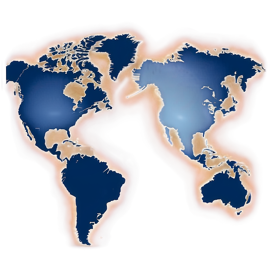 Modern World Map Outline Png Vmw PNG Image