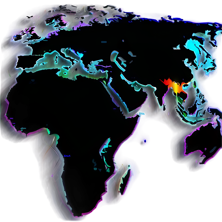 Modern World Map Png 11 PNG Image