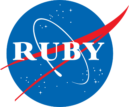 Modified N A S A Logowith Ruby PNG Image