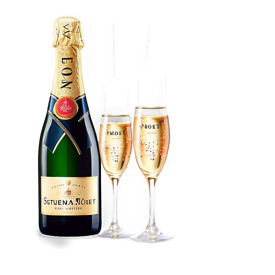 Moet Champagne New Year Celebration Png Wgi70 PNG Image