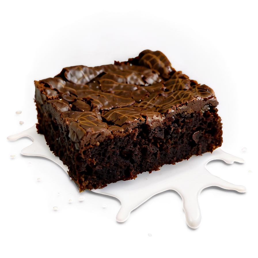 Moist Brownie Slice Png Ewk83 PNG Image