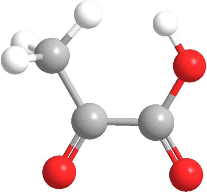 Molecular Structure Acetic Acid PNG Image