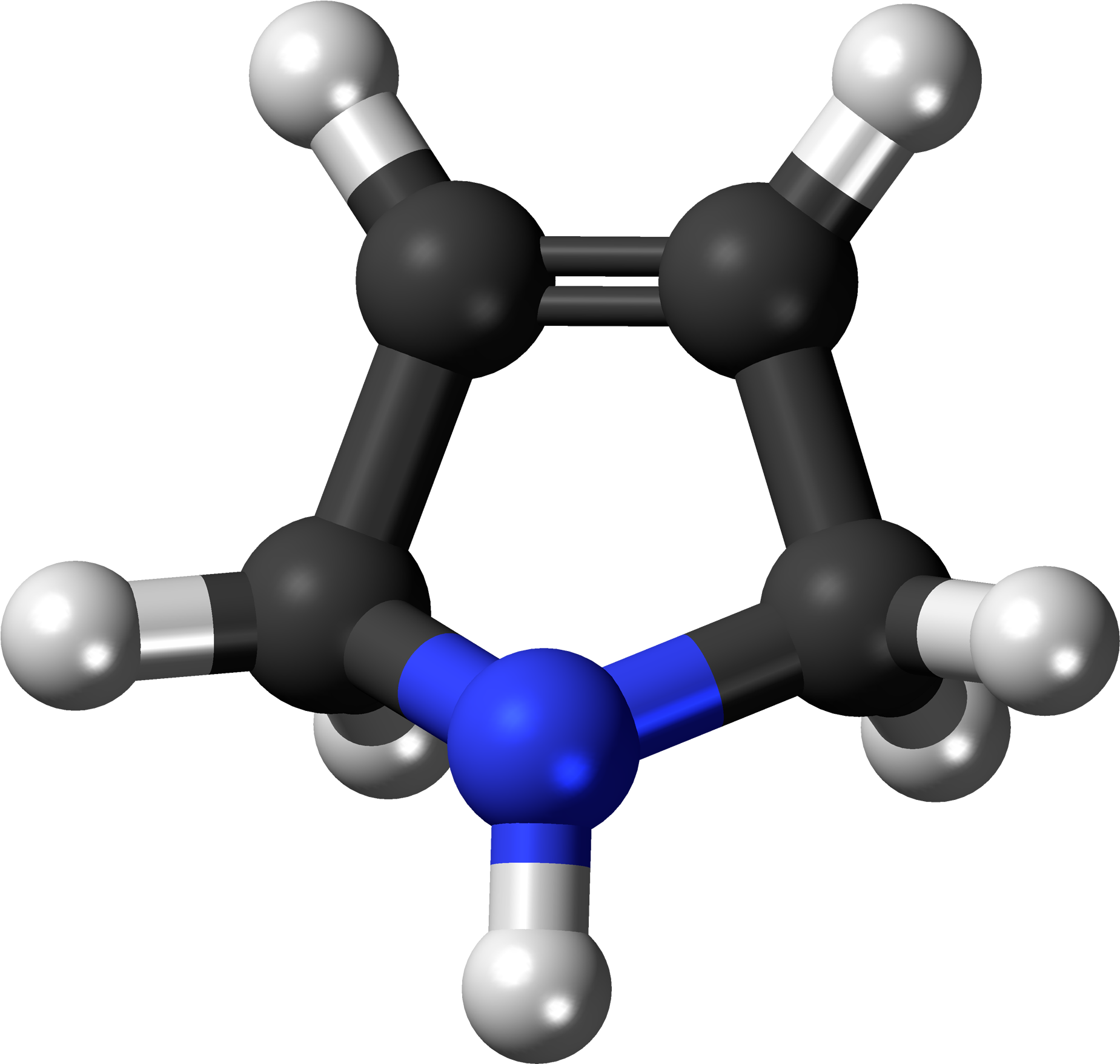 Molecular Structureof Ethylene Amine PNG Image