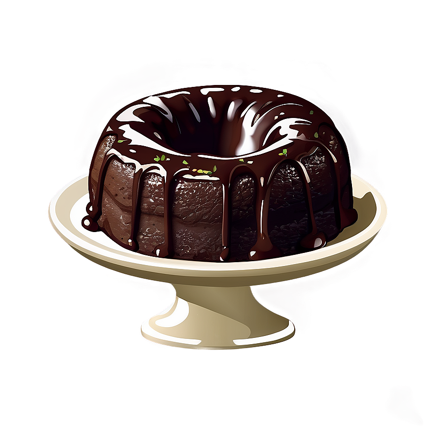 Molten Chocolate Cake Png Rry PNG Image