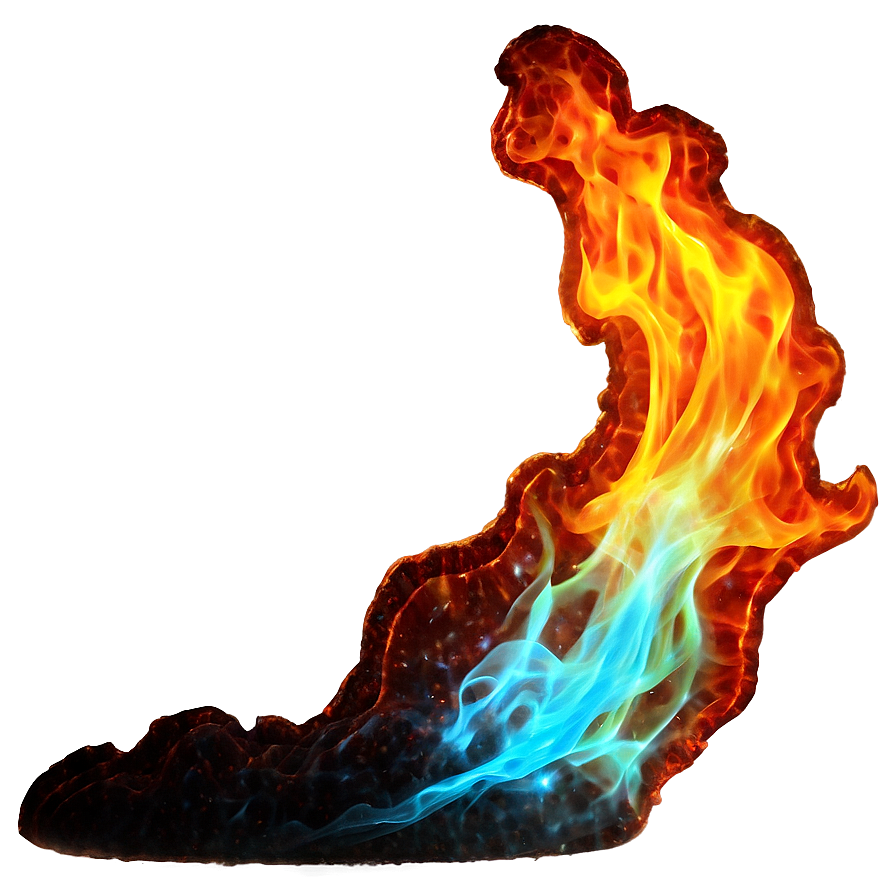 Molten Fire Effect Png Wpm52 PNG Image