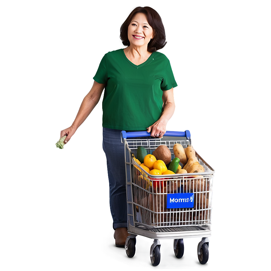 Mom At Grocery Store Png Hog9 PNG Image