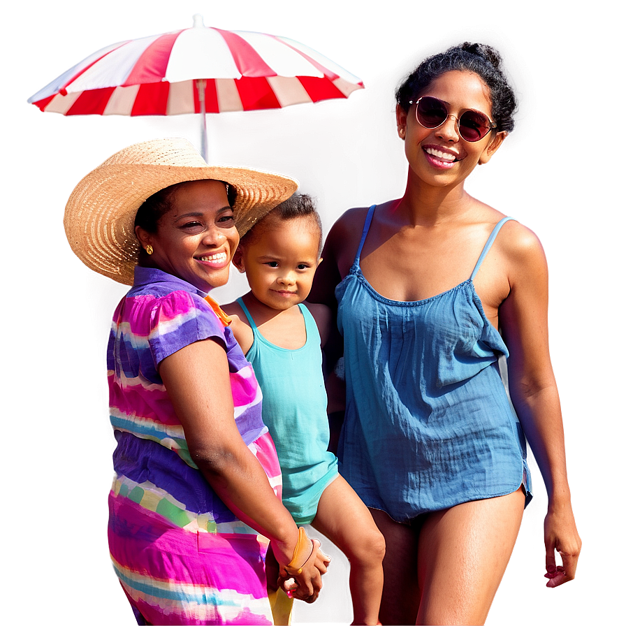 Mom At The Beach Day Png 97 PNG Image