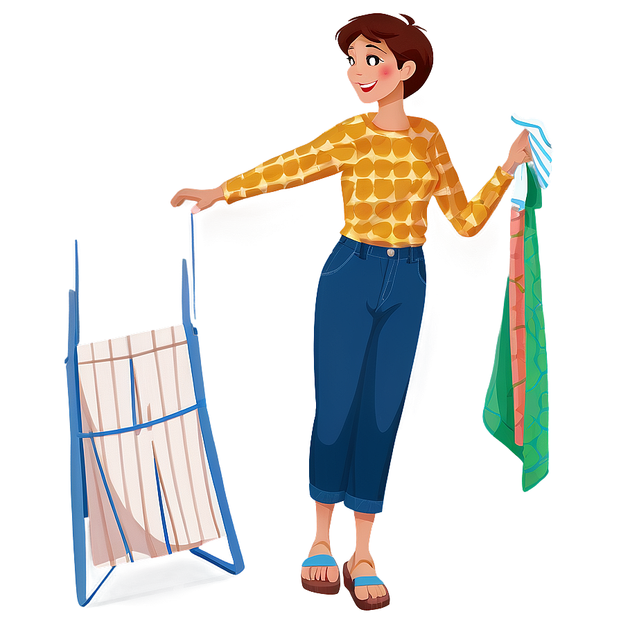 Mom Doing Laundry Png 05232024 PNG Image