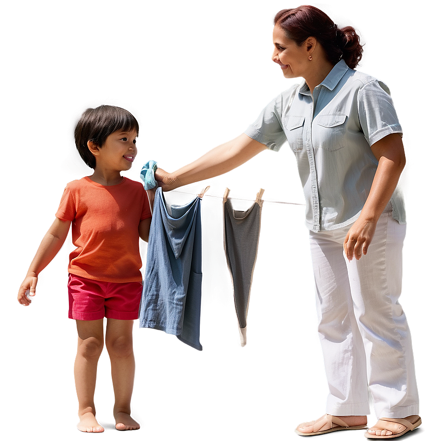 Mom Doing Laundry Png 50 PNG Image