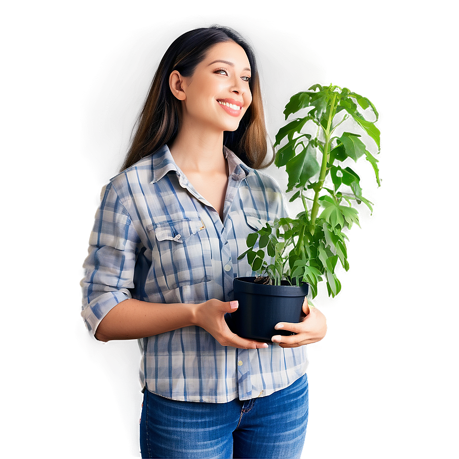 Mom Gardening Hobby Png 90 PNG Image