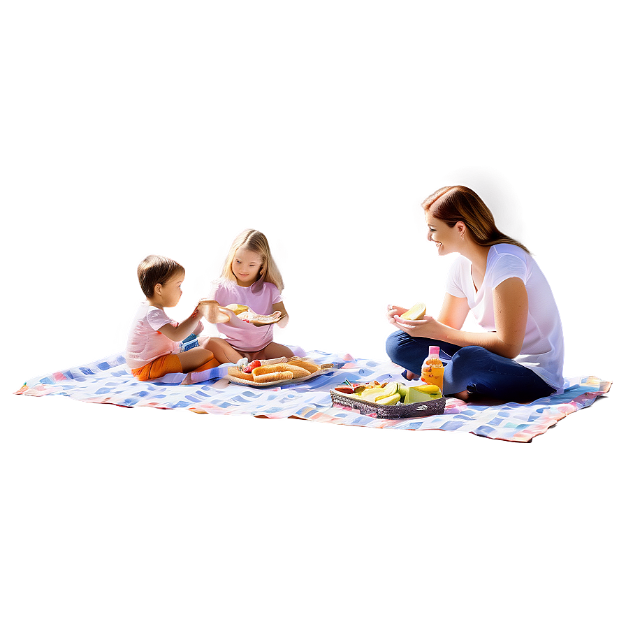 Mom Picnic With Family Png 26 PNG Image