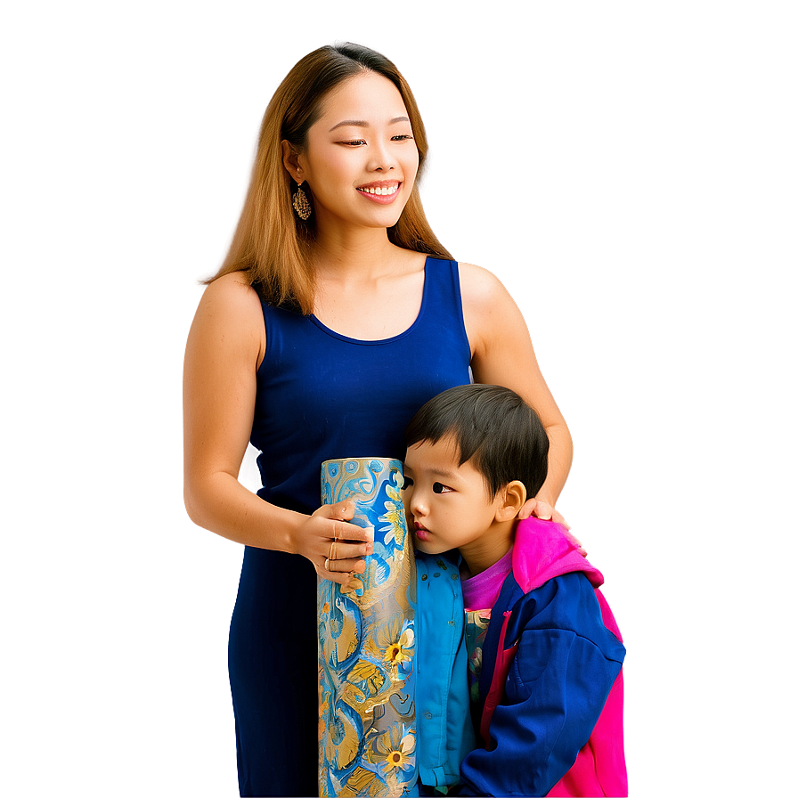 Mom Teaching Kid Png Wdi91 PNG Image