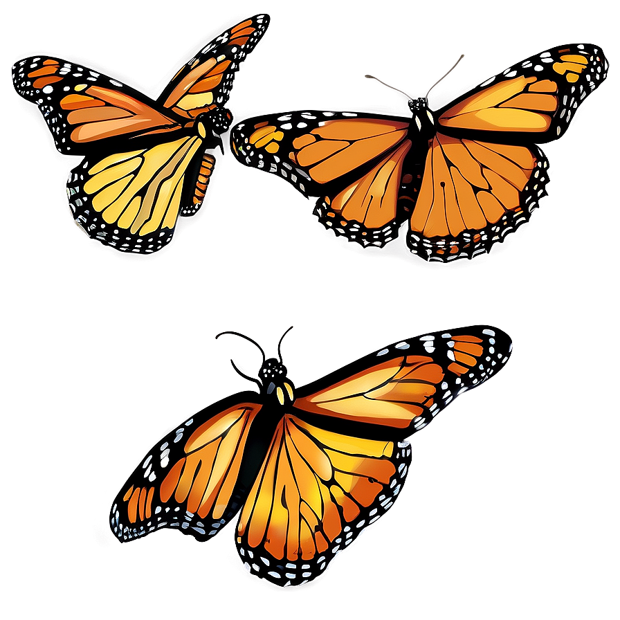 Monarch Butterfly Clipart Png Bmy69 PNG Image