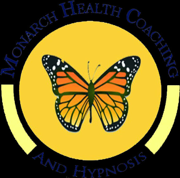 Monarch Butterfly Health Logo PNG Image