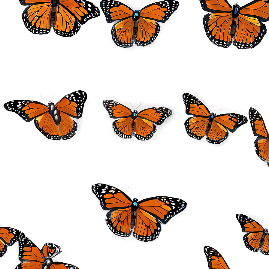 Monarch Butterfly Migration Png 14 PNG Image