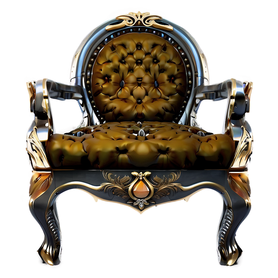 Monarch's Luxury Chair Png 06262024 PNG Image