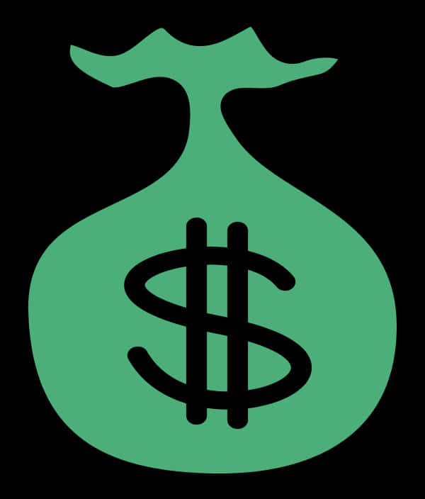 Money Bag Dollar Sign Icon PNG Image