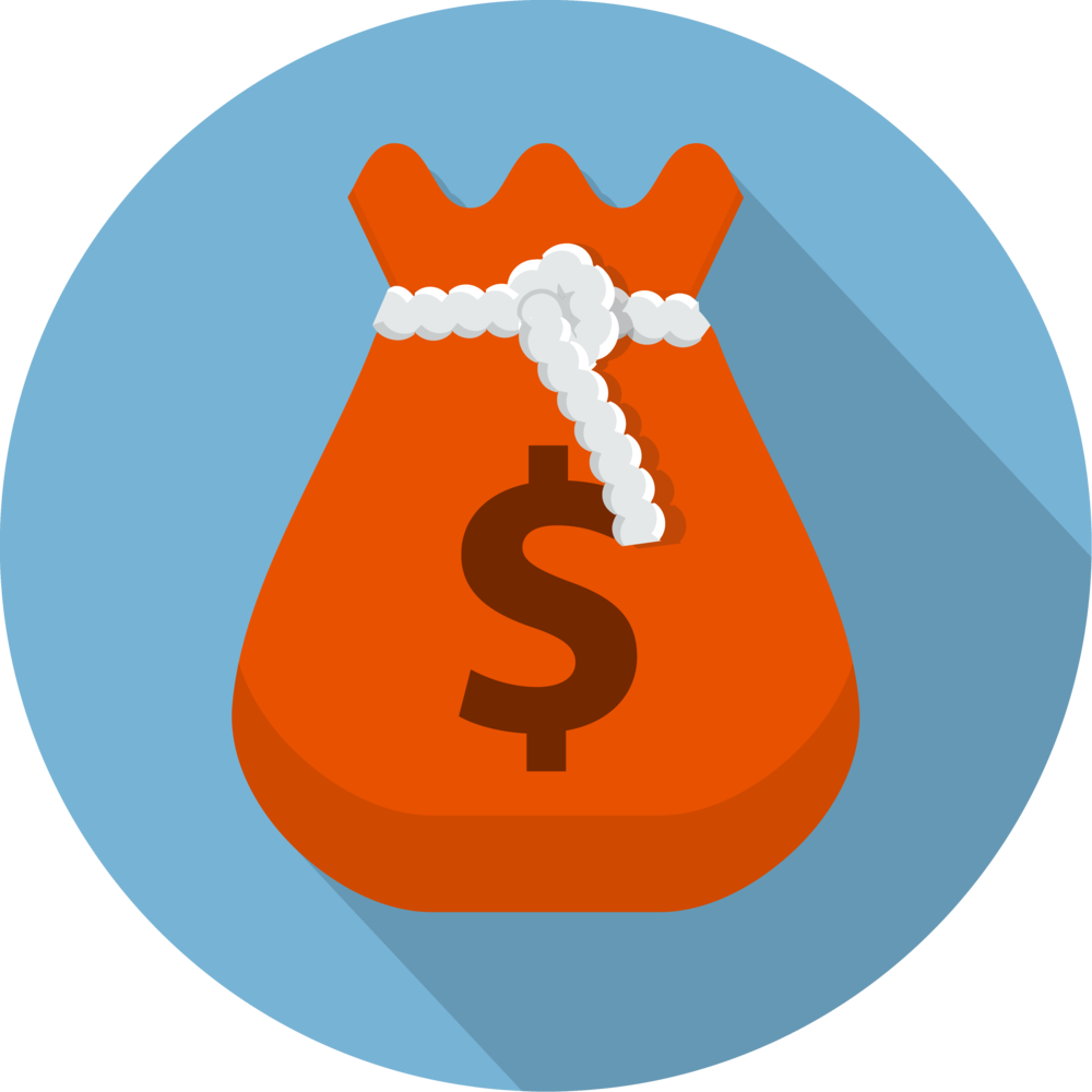 Money Bag Icon PNG Image