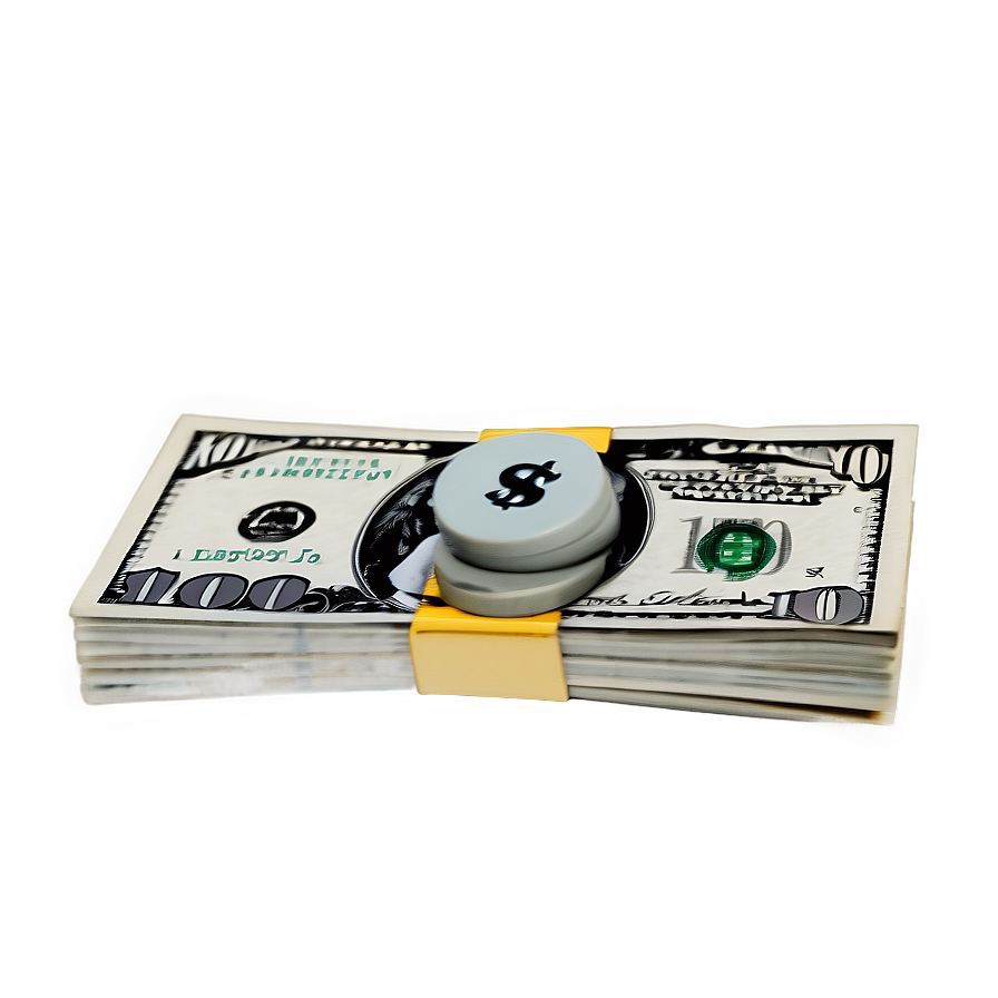 Money Clipand Casino Chip PNG Image