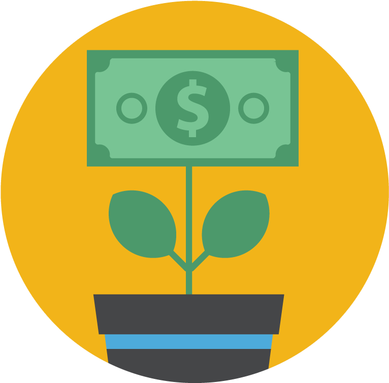 Money Growth Icon PNG Image