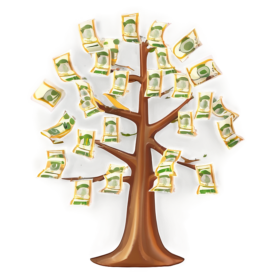 Money Tree At Sunset Png 06272024 PNG Image