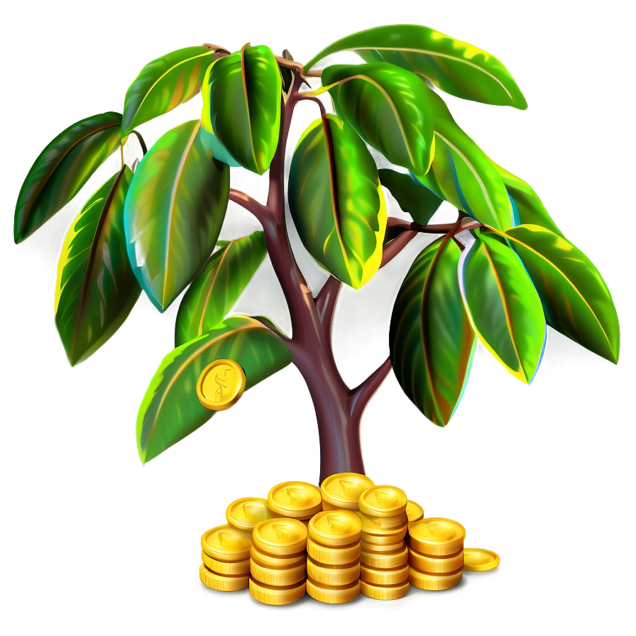 Money Tree With Coins Png 79 PNG Image