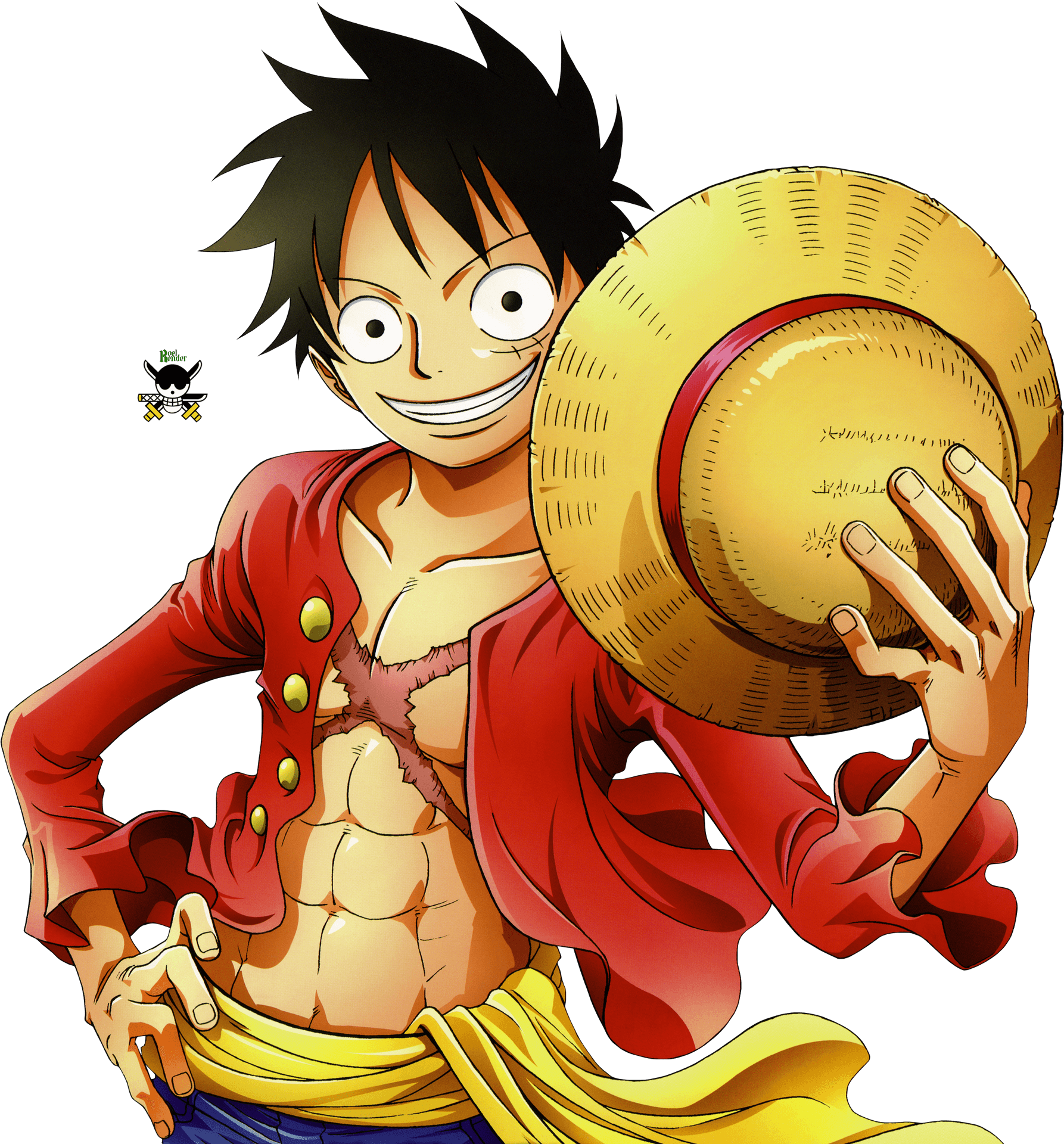 Monkey D Luffy One Piece Straw Hat PNG Image