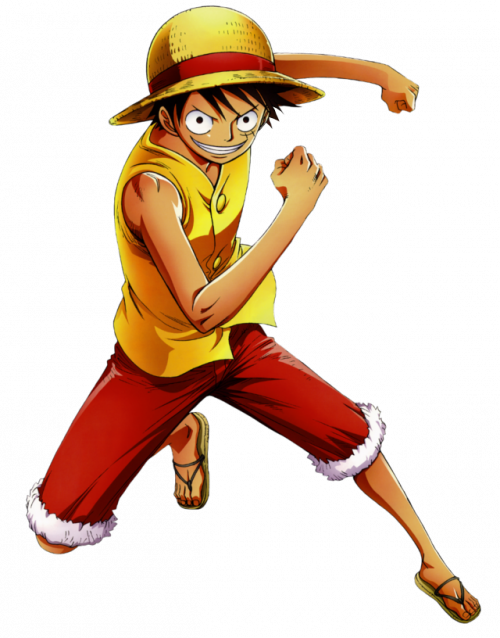 Monkey D Luffy Straw Hat Pirate PNG Image