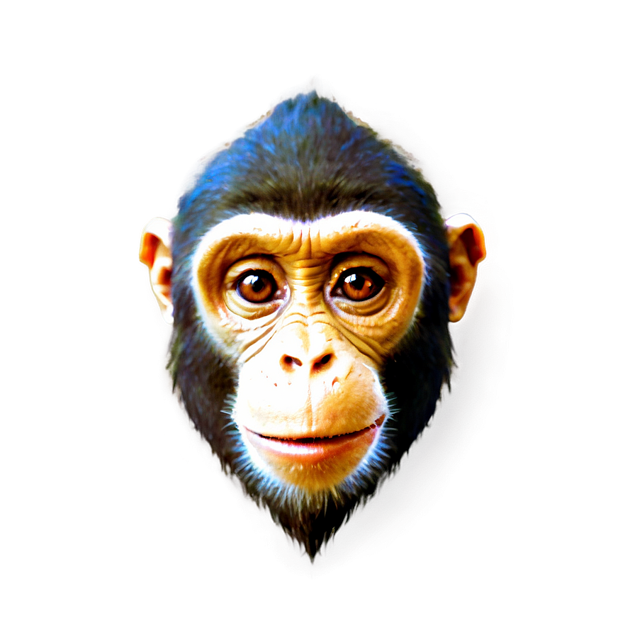 Monkey Face D PNG Image