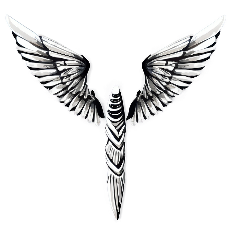 Monochrome Wings Png 75 PNG Image