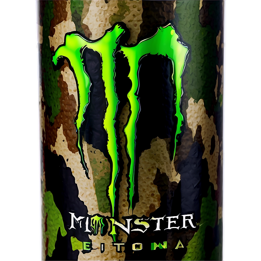 Monster Energy Drink Camouflage Edition Png 06202024 PNG Image