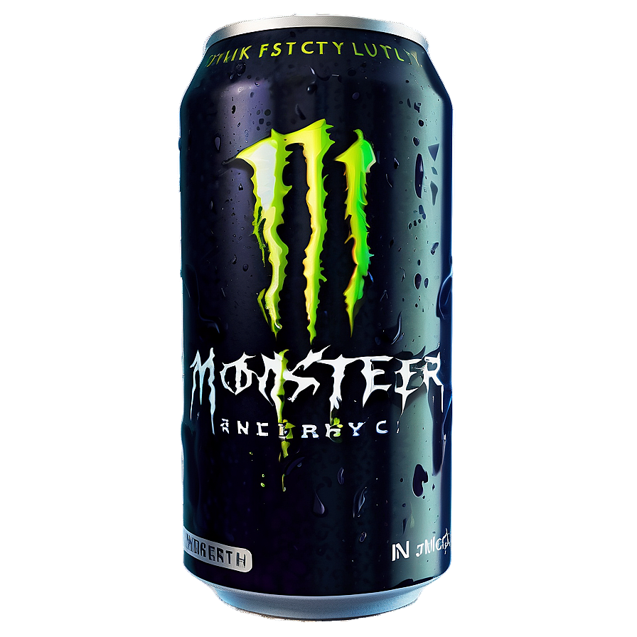 Monster Energy Drink Glitch Effect Png Mur PNG Image