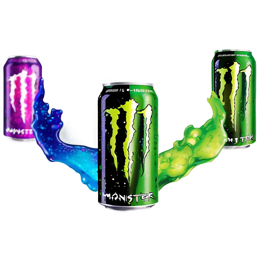 Monster Energy Drink Space Theme Png Pbp55 PNG Image