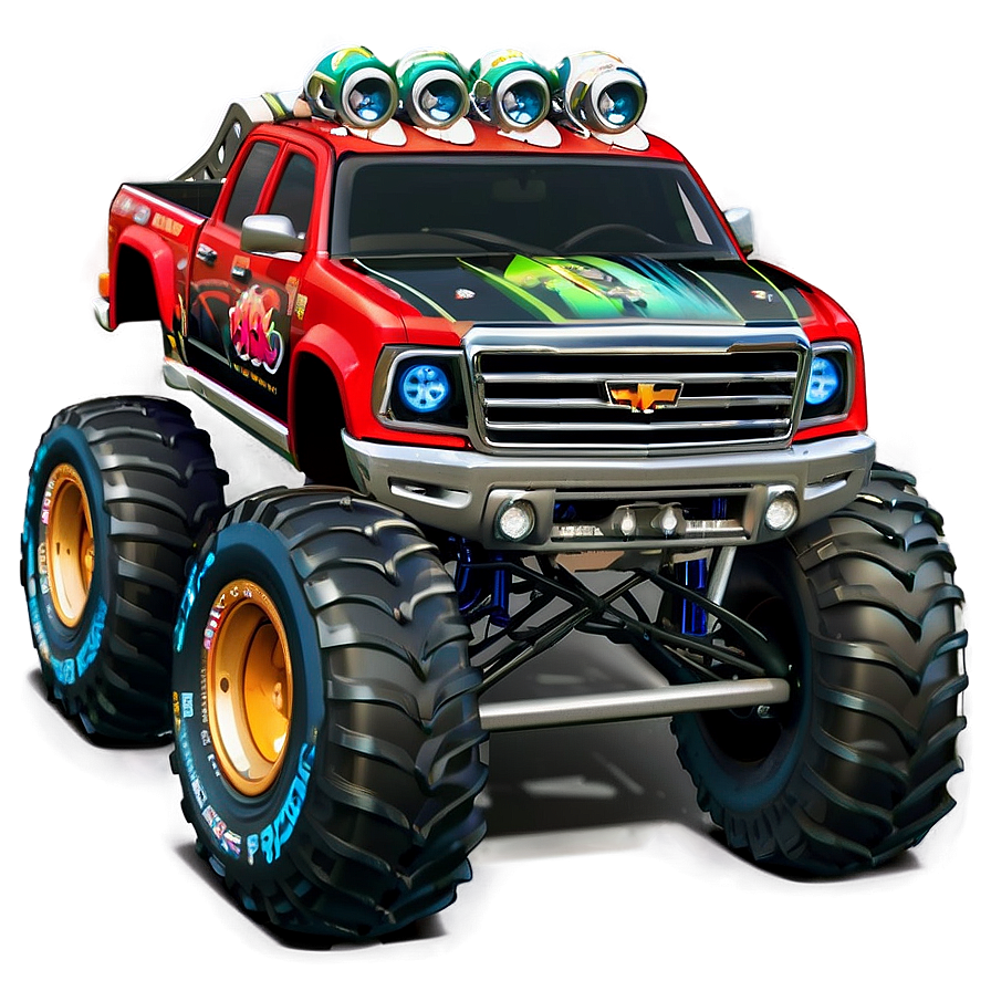 Monster Truck Hero Png Xak98 PNG Image