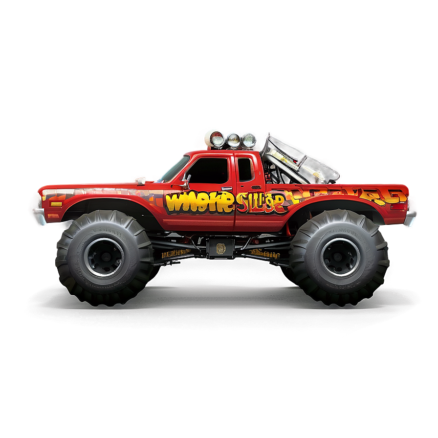 Monster Truck Wildfire Png Ayk PNG Image